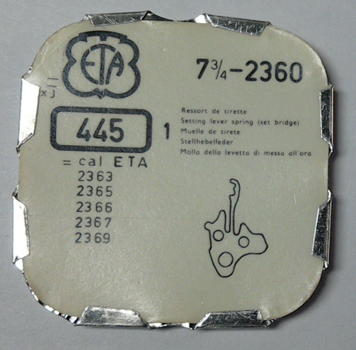 copribascula ETA 2360